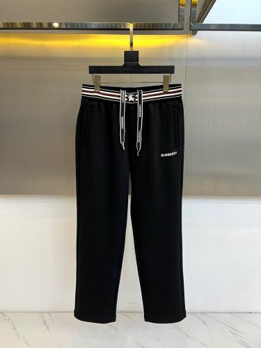 カジュアル おしゃれ 秋冬 バーバリー パンツ 偽物 スウェットパンツ ブラック