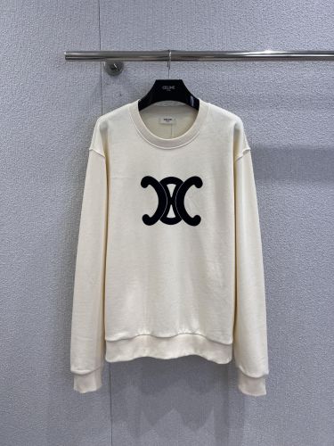 定番 カジュアル コットン スウェットシャツ セリーヌ Tシャツ 偽物 ベージュ