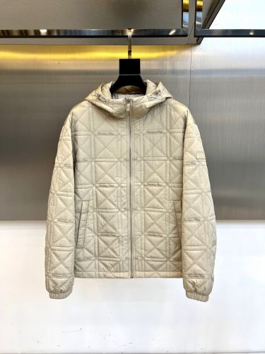 カジュアル フード付き キルティングジャケット クリスチャン・ディオール ジャケット 偽物