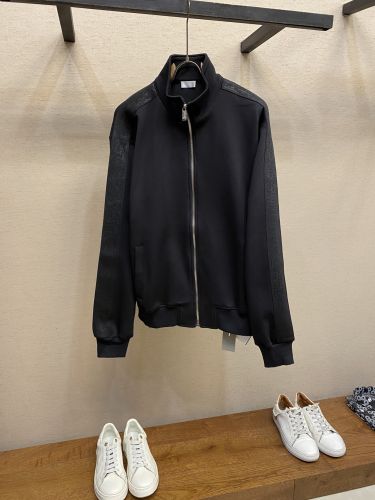 大人 カジュアル トラックジャケット クリスチャン・ディオール ジャケット コピー ブラック