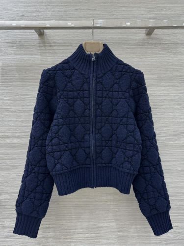 DiorAlps ジップカーディガン クリスチャン・ディオール ニット コピー ネイビー