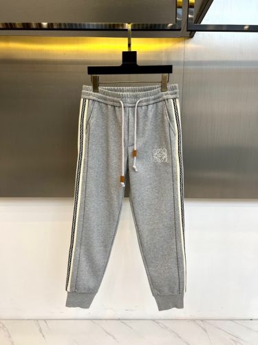 アナグラム サイドライン スウェットパンツ ロエベ パンツ 偽物 裏起毛 グレー