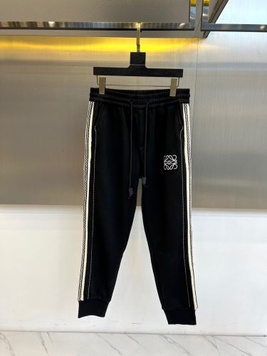 アナグラム サイドライン スウェットパンツ ロエベ パンツ 偽物 裏起毛 ブラック