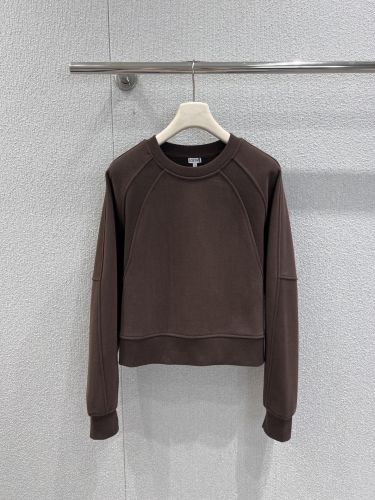 カジュアル クロップド スウェットシャツ ロエベ Tシャツ コピー ブラウン