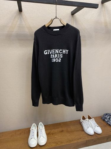 カジュアル 洗練された ロゴ入り プルオーバー ジバンシィ セーター スーパーコピー ブラック