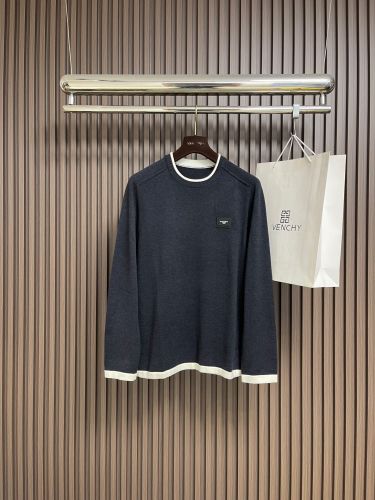 ドルチェ&ガッバーナ セーター 偽物 レイヤード風 クルーネック ニット プルオーバー