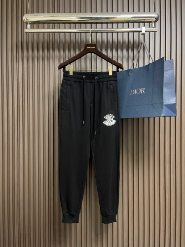 カジュアル ロゴ入り スウェットパンツ ドルチェ&ガッバーナ パンツ 偽物 ブラック