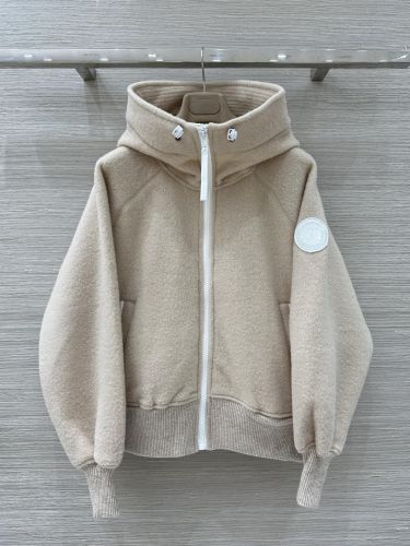 おしゃれ フリース ボンバージャケット カナダグース ジャケット コピー ベージュ