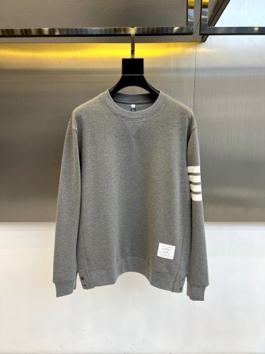 定番 カジュアル クルーネック スウェットシャツ トムブラウン Tシャツ 偽物 グレー