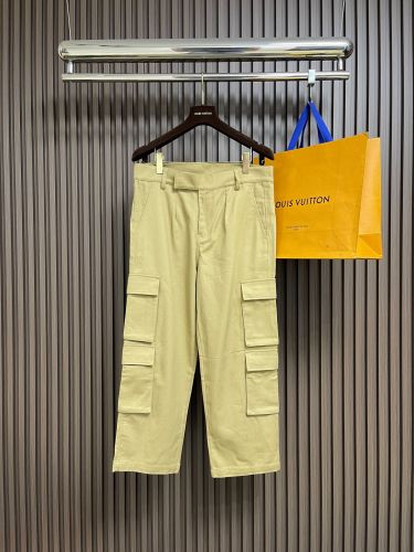 スタイリッシュ カジュアル カーゴパンツ トムブラウン パンツ 偽物 カーキ
