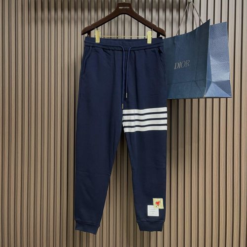 カジュアル 人気 おしゃれ スウェットパンツ トムブラウン パンツ 偽物 ネイビー