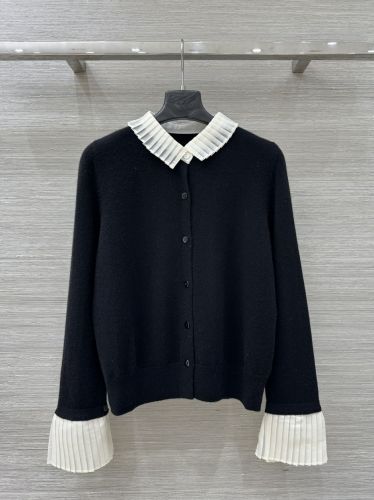 ヴァレンティノ ニット コピー 洗練された フェンミン カシミヤ カーディガン ブラック