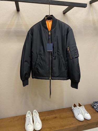 洗練された カジュアル クロップドボンバー ルイ・ヴィトン ジャケット スーパーコピー