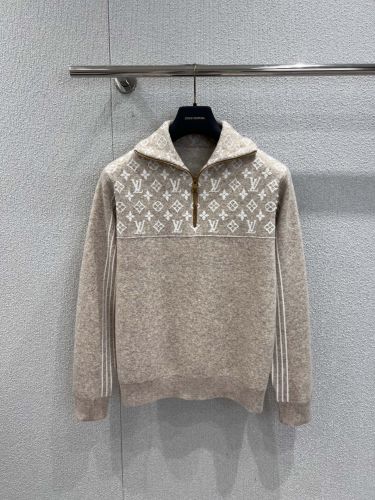 リブドウール ハーフジッププルオーバー ルイ・ヴィトン セーター コピー 