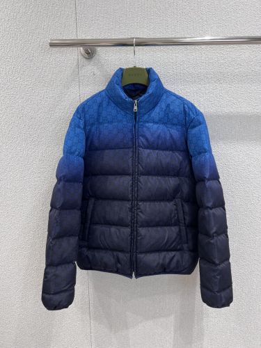 【美品】ジーフォア G/FORE グラデーション ダウンジャケット Mサイズ相当 グラデーション GG グッチ ダウンジャケット コピー スタンドカラー