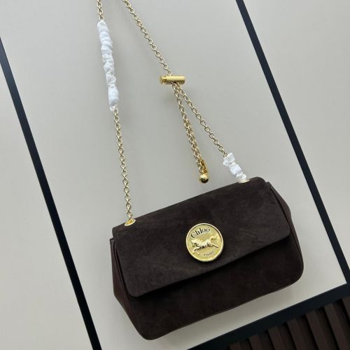 クロエ バッグ スーパーコピー スエード カジュアル おしゃれ Chloé Heritage ショルダーバッグ 