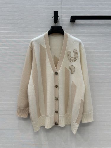 エルメス ニット コピー 大人 エレガント Vネック カーディガン カシミヤ