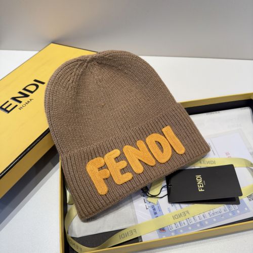 秋冬 人気 FENDI ロゴ ユニセックス フェンディ キャップ コピー ニットキャップ
