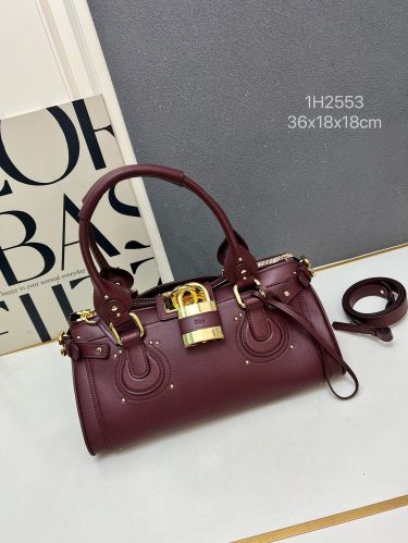 人気 グレインレザー CHLOE PADDINGTONバッグ クロエ スーパーコピー