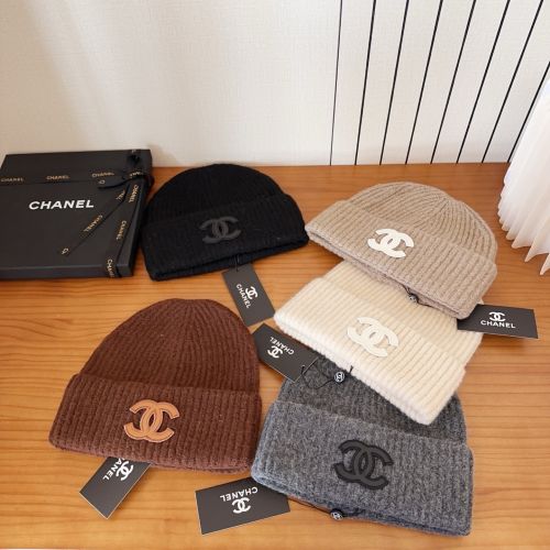 シンプル CCロゴ ニットキャップ ビーニー シャネル キャップ コピー 5