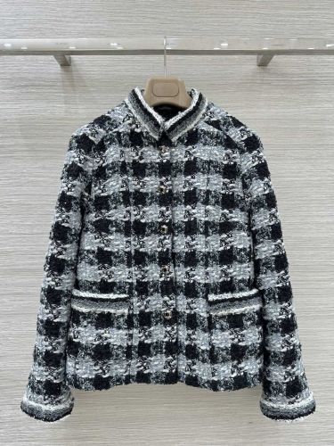 高級感♪エレガント ツイードジャケット シャネル ジャケット コピー ブラック