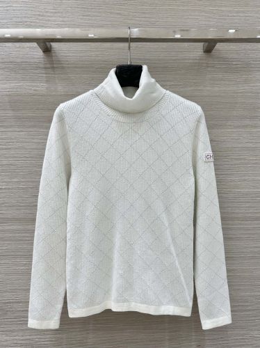 CHANEL 25N タートルネック ニット シャネル セーター コピー ホワイト