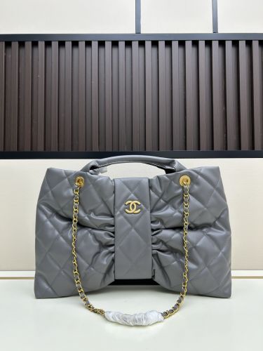 CHANEL シャネル マトラッセ リボン バッグ 25K コピー グレー
