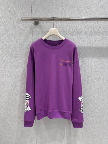 Chrome Hearts × Matty Boy コットン スウェットシャツ クロムハーツ 偽物 パープル