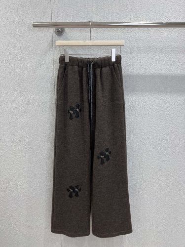 クロムハーツ パンツ 偽物 ロングパンツ 秋冬 クロスパッチ カジュアルパンツ 