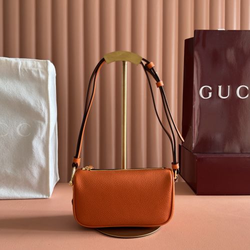 GUCCI グッチ ハーフ ホースビット ミニバッグ 860784 スーパーコピー オレンジ