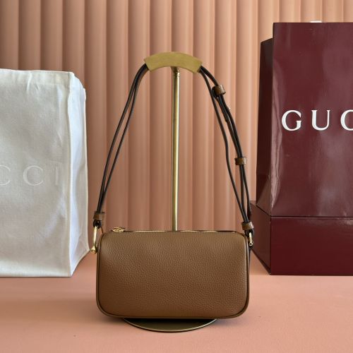 GUCCI 860784 ハーフ ホースビット ミニバッグ グッチ スーパーコピー ブラウン