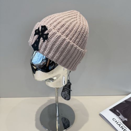 クラシック ボンボン付き ケーブル編み シャネル キャップ 偽物 ニット