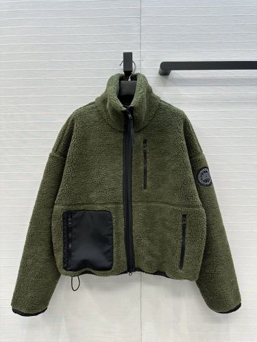 もこもこ ボアジャケット カナダグース ジャケット コピー グリーン