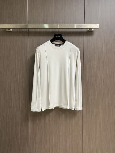 エルメネジルド・ゼニア Tシャツ 偽物 洗練された シンプル コットン 長袖Tシャツ 