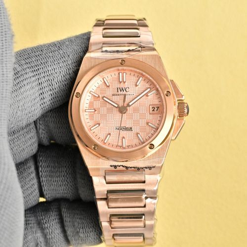 人気 エレガント IWC ウォッチ ウォッチファインダー 時計 スーパーコピー ピンクゴールド