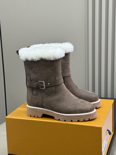 ルイ・ヴィトン ブーツ スーパーコピー N級品 LV SKI テリトリー アンクルブーツ 