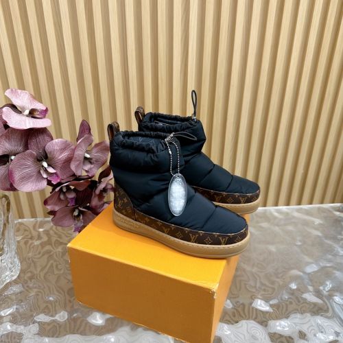 ルイ・ヴィトン ブーツ スーパーコピー LV クラウド アンクルブーツスニーカー ブラック