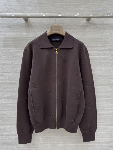 上品 コットン 襟付き ジップアップブルゾン ルイ・ヴィトン ジャケット コピー