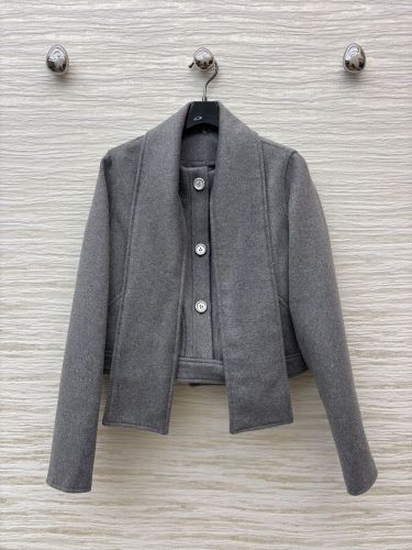 スカーフカラー ジャケット ルイ・ヴィトン スーパーコピー ウールブレンド