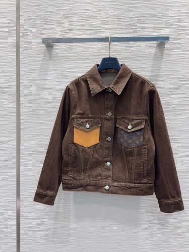 スピーディ パッチ デニムジャケット ルイ・ヴィトン ジャケット スーパーコピー