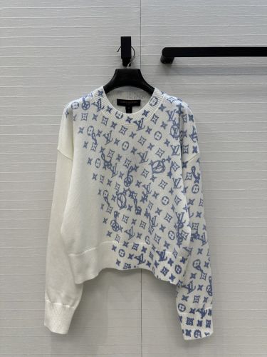 ウール＆カシミヤ クルーネック プルオーバー ルイ・ヴィトン セーター コピー 