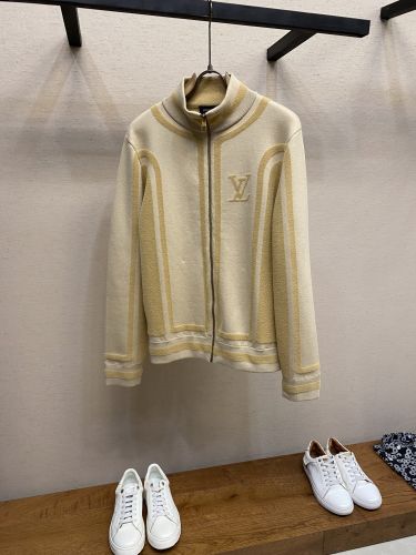 上品 カジュアル LV ニット トラックトップ ルイ・ヴィトン ニットウェア コピー