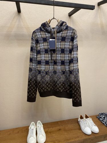 モノグラム フェイデッド プレイド フーディ ルイ・ヴィトン パーカー コピー