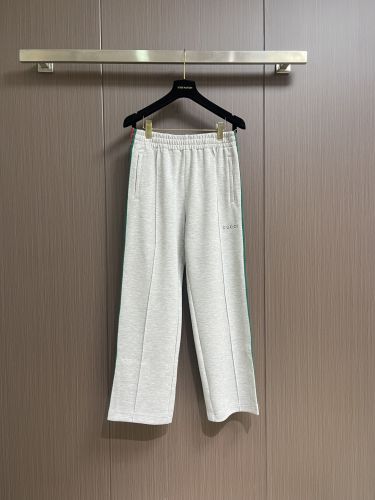 クラシック サイドライン スウェットパンツ グッチ パンツ コピー グレー