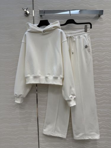 コットン フーディ＆パンツ セットアップ エルメス スーパーコピー ホワイト