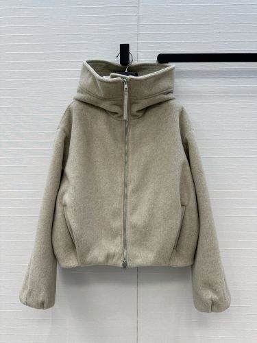 カジュアル ウールブレンド フーデッドジャケット カナダグース ジャケット 偽物
