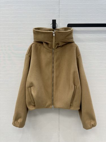 カナダグース ジャケット 偽物 カジュアル ウールブレンド フーデッドジャケット 
