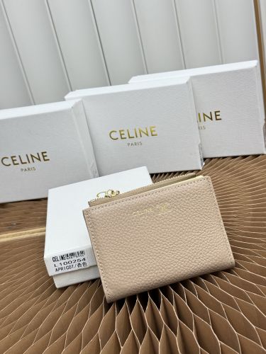 セリーヌ 財布 コピー 人気 おしゃれ 2つ折り財布 ウォレット ベージュ