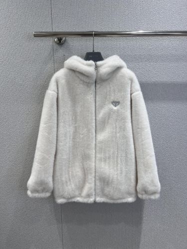 2WAY リバーシブル フード付きジャケット プラダ ジャケット 偽物 ホワイト