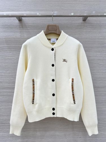 バーバリー ジャケット コピー ウール＆カシミヤ ボンバーカーディガン ベージュ